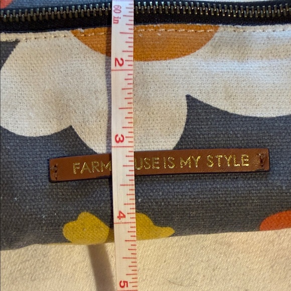 Farmhouse Is My House Canvas Wallet with Zipper - Picture 8 of 8